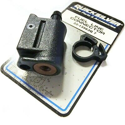 Genuine Quick Connect Tank End Fuel Connector for Quicksilver Portable Outboard Fuel Tanks