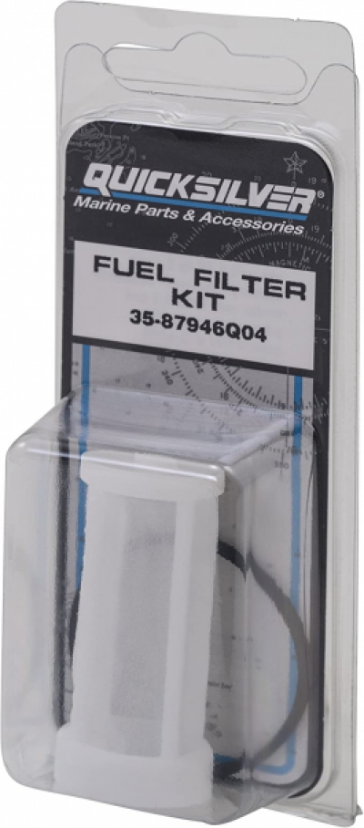 Fuel Filter Element & O Ring 9.9 - 40HP 2 Stroke Mercury Mariner Outboards image