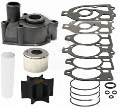 Water Pump Impeller Kit with Housing for 75HP 80HP 4CYL 135HP - 250HP V6 2 Stroke Mercury Mariner Outboards image