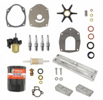300hr Service Kit for Mercury Mariner 40HP 50HP 60HP EFi 4-Stroke (BIGFOOT CT Gearcase) image