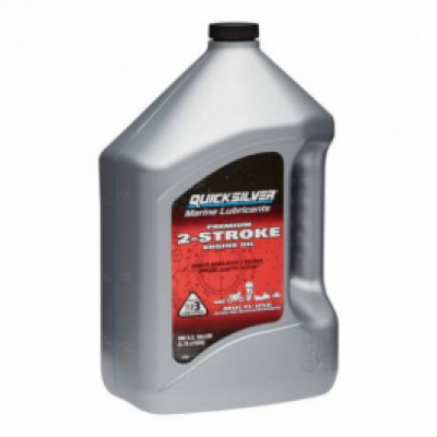 4 Litre Quicksilver Premium 2 Stroke Outboard Engine Oil 4L image