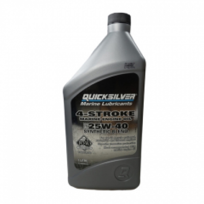 Quicksilver 1 Litre 25W40 Synthetic VERADO 4 Stroke Outboard Engine Oil image