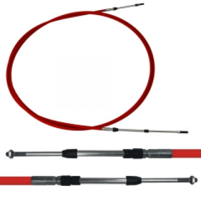 Multiflex 12ft C8 33C Type Throttle / Gear Control Cable for Tohatsu Yamaha Honda Suzuki Outboards image