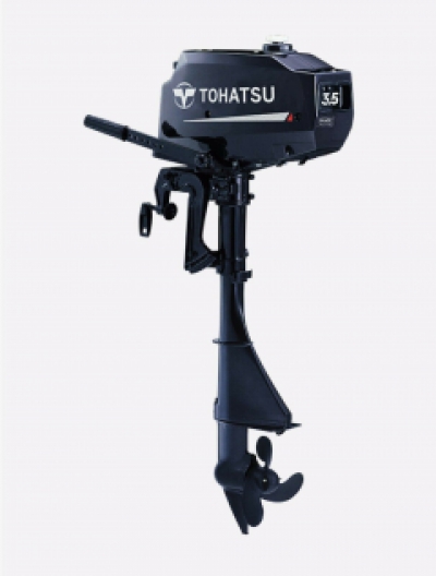 3.5HP Tohatsu Long Shaft 2-Stroke Outboard Motor 12Kg image