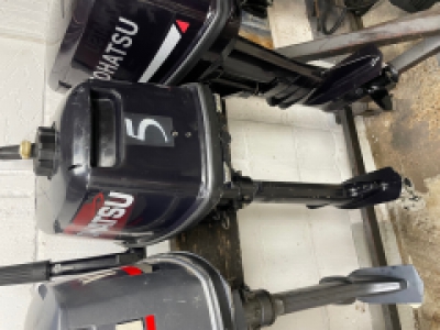5HP Tohatsu Short Shaft 2-Stroke Outboard Motor 20Kg image