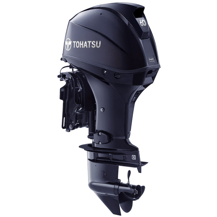 60HP Tohatsu Long Shaft EFi Power Tilt Outboard Remote Control 4-Stroke with 25L Tank & Line